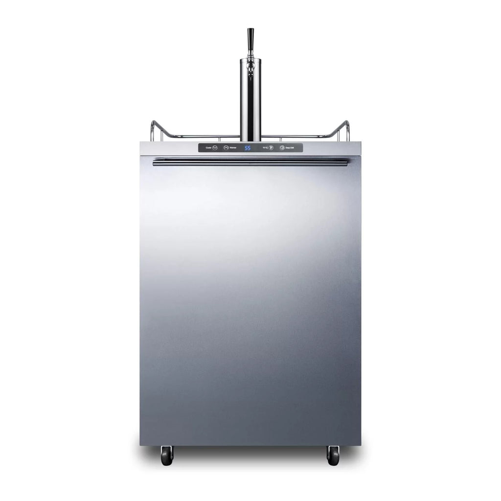 24" Stainless Steel Outdoor Beer Dispenser with Single Tap Z271363