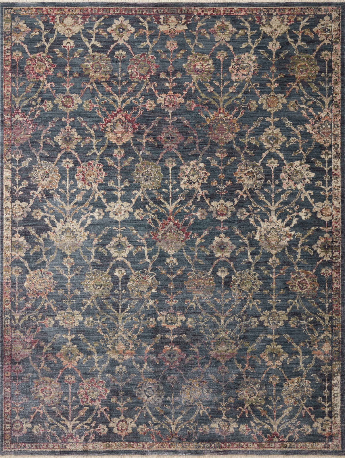Navy Multi 7'10 x 10' Rug K396