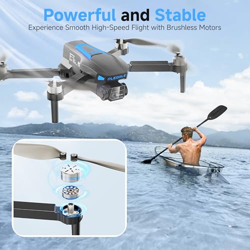 4K Camera Brushless Motor FPV Foldable RC Quadcopter with 3 Batteries L937152