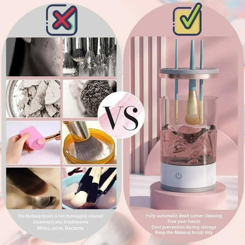 Portable Electric USB Makeup Brush Cleaner Machine O722983