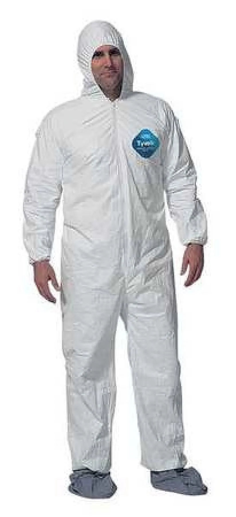White Hooded Coverall with Boots L293