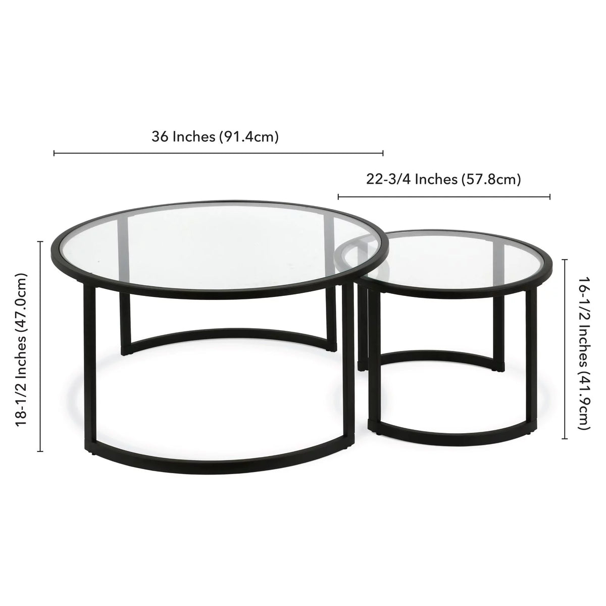 Round Nested Coffee Table M7862