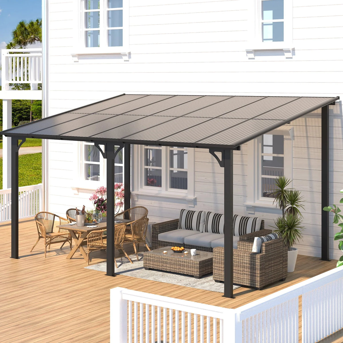 10' x 14' Hardtop Aluminum Gazebo E6022