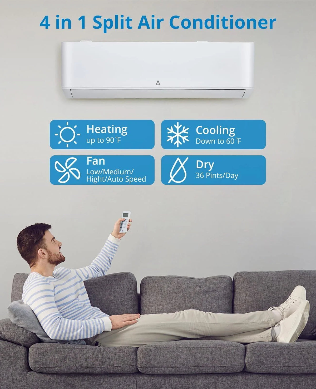 24000 BTU Mini Split Air Conditioner Heat Pump I942115