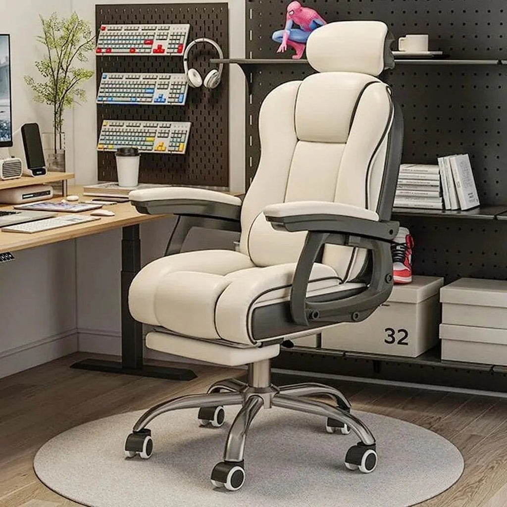 Ergonomic Reclining Leather Office Chair Y264