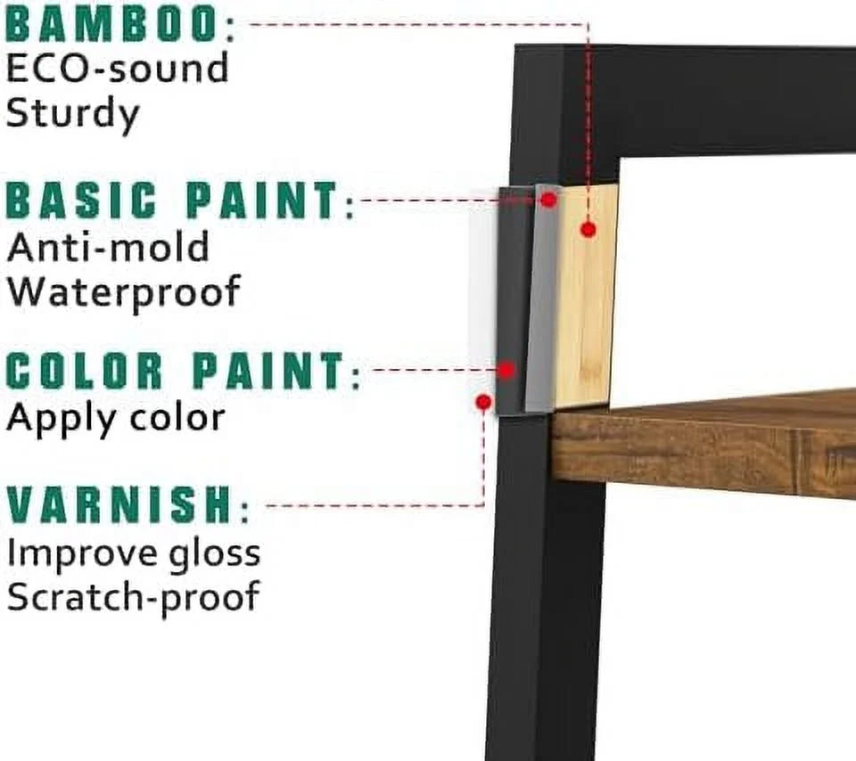 5 Tier Tall Bookshelf X896330