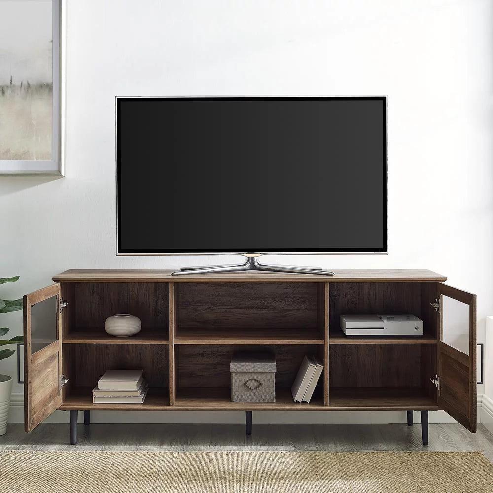Glass and Wood TV Console V770