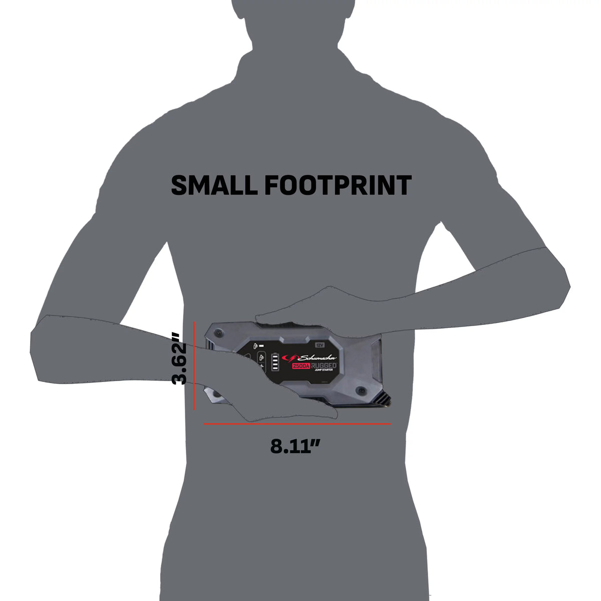 Rugged Jump Starter and Portable Power Pack 12V DC S15510