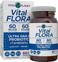 60 Billion CFU Probiotic Capsules with Organic Prebiotics F46493
