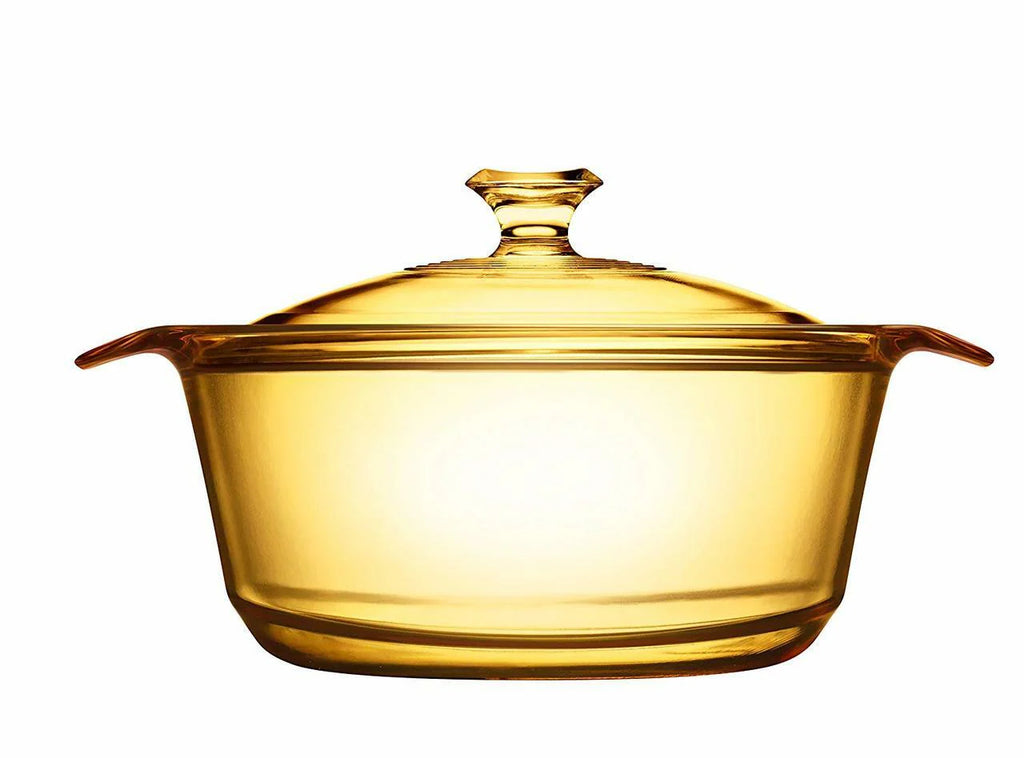 2.8L Glass Casserole with Glass Cover W224