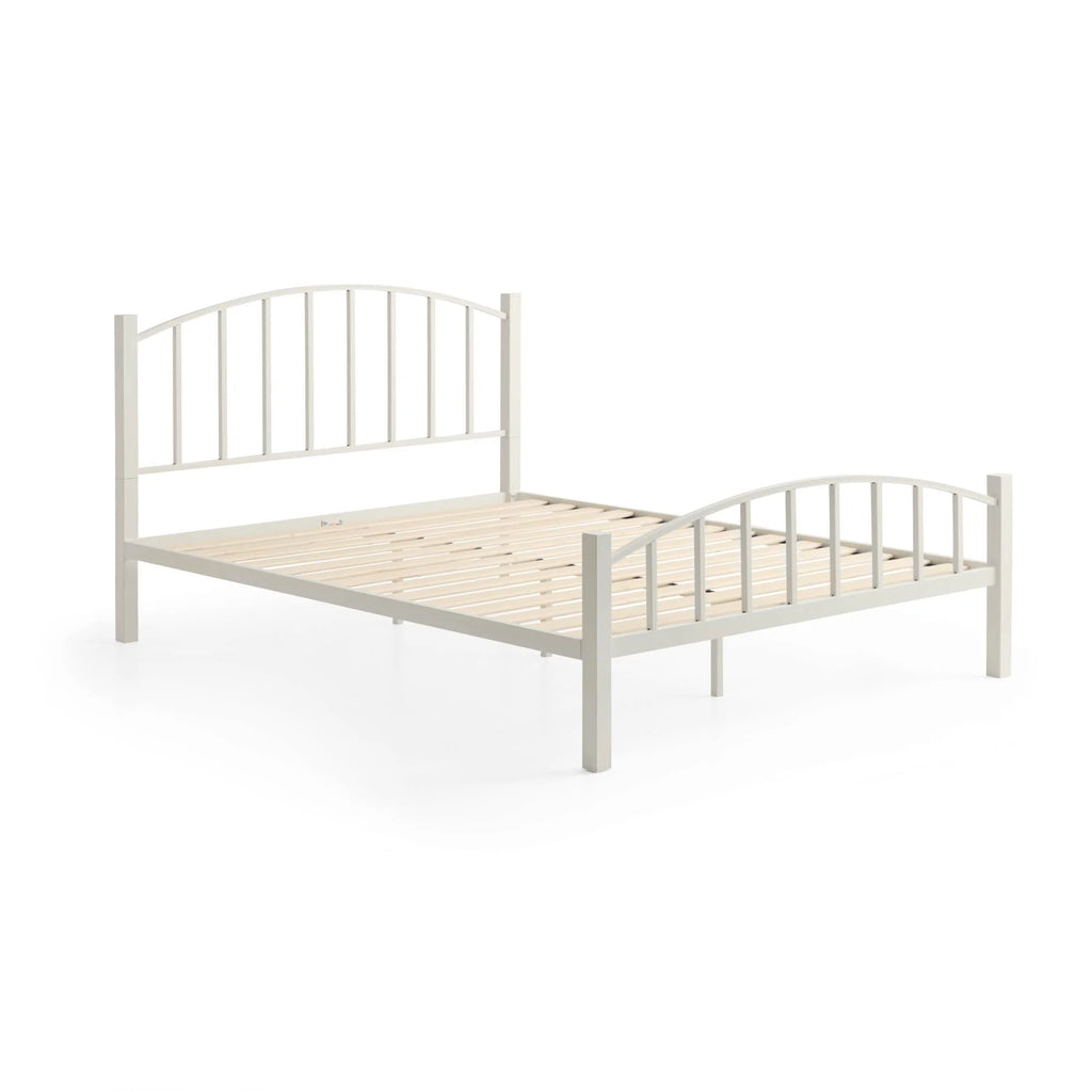 Black Metal Queen Platform Bed J745