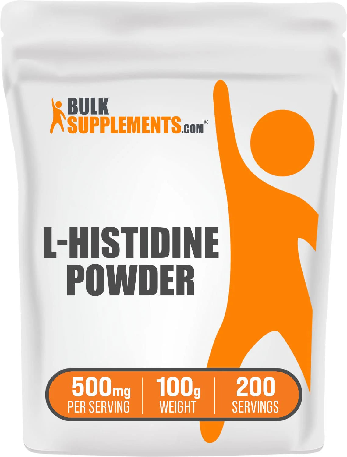 L-Histidine 500mg Amino Acids Supplement 100 Grams E194341