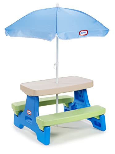 Multi Color Picnic Table with Umbrella R62242