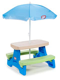 Multi Color Picnic Table with Umbrella R62242