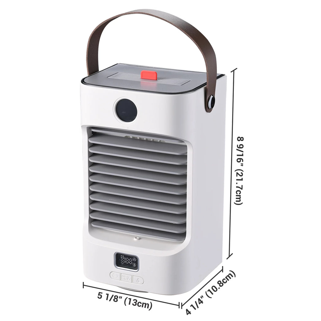 Portable Tabletop Air Cooler Fan with LED Light D966