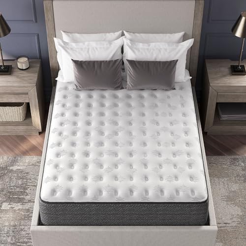 Queen Size 12 Inch Hybrid Mattress with Gel Memory Foam W9184