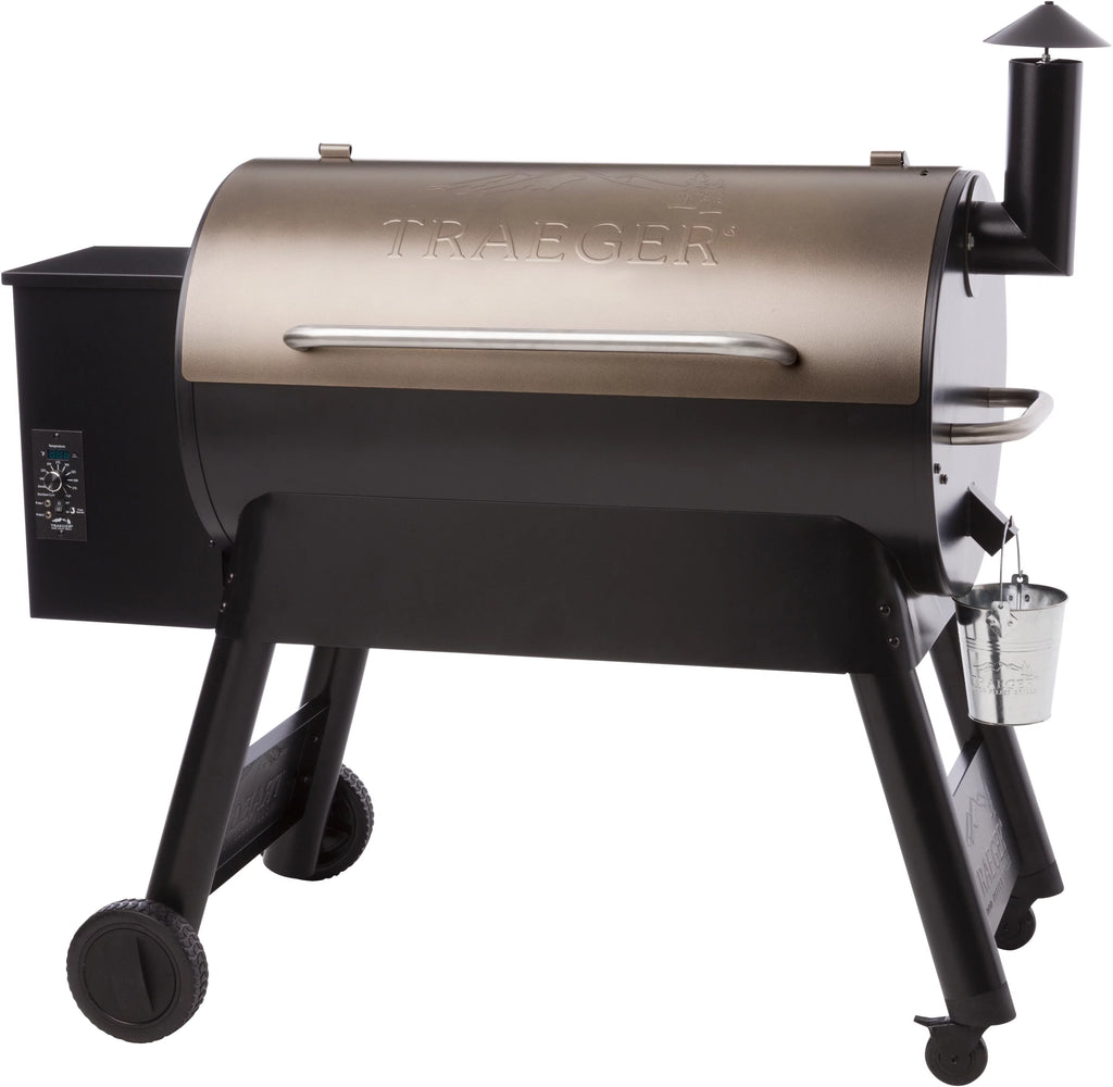 Bronze Wood Pellet Grill and Smoker E5642