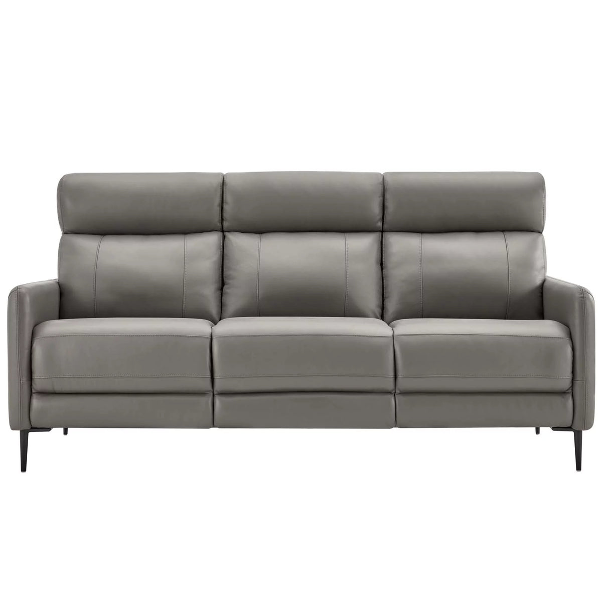Grey Leather Sofa N162306