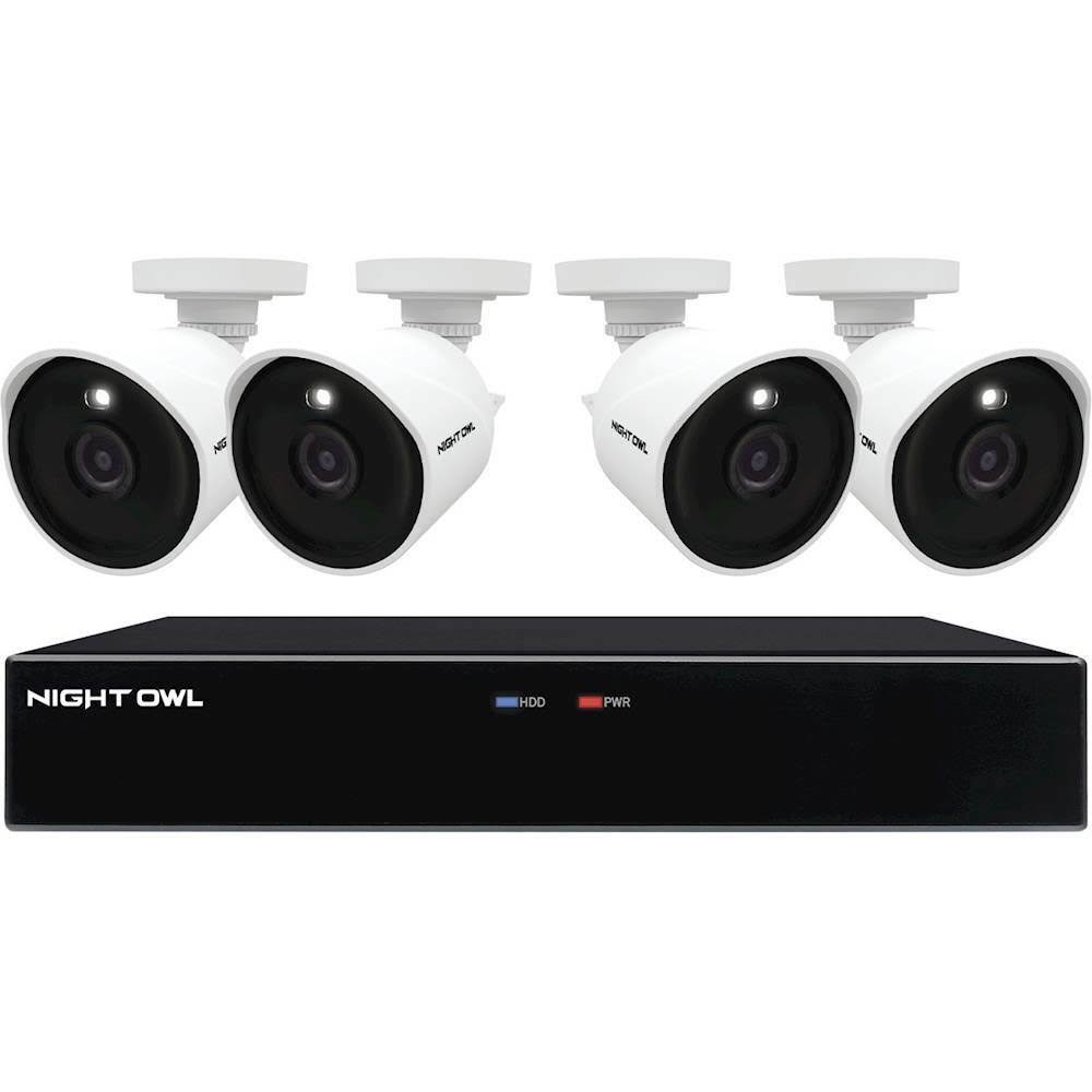 8 Channel 4 Camera 4K Ultra HD Wired DVR Surveillance System with 2TB Hard Drive Z47533