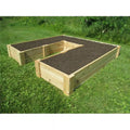 74 x 74 in. U-Shaped Cedar Raised Bed U271