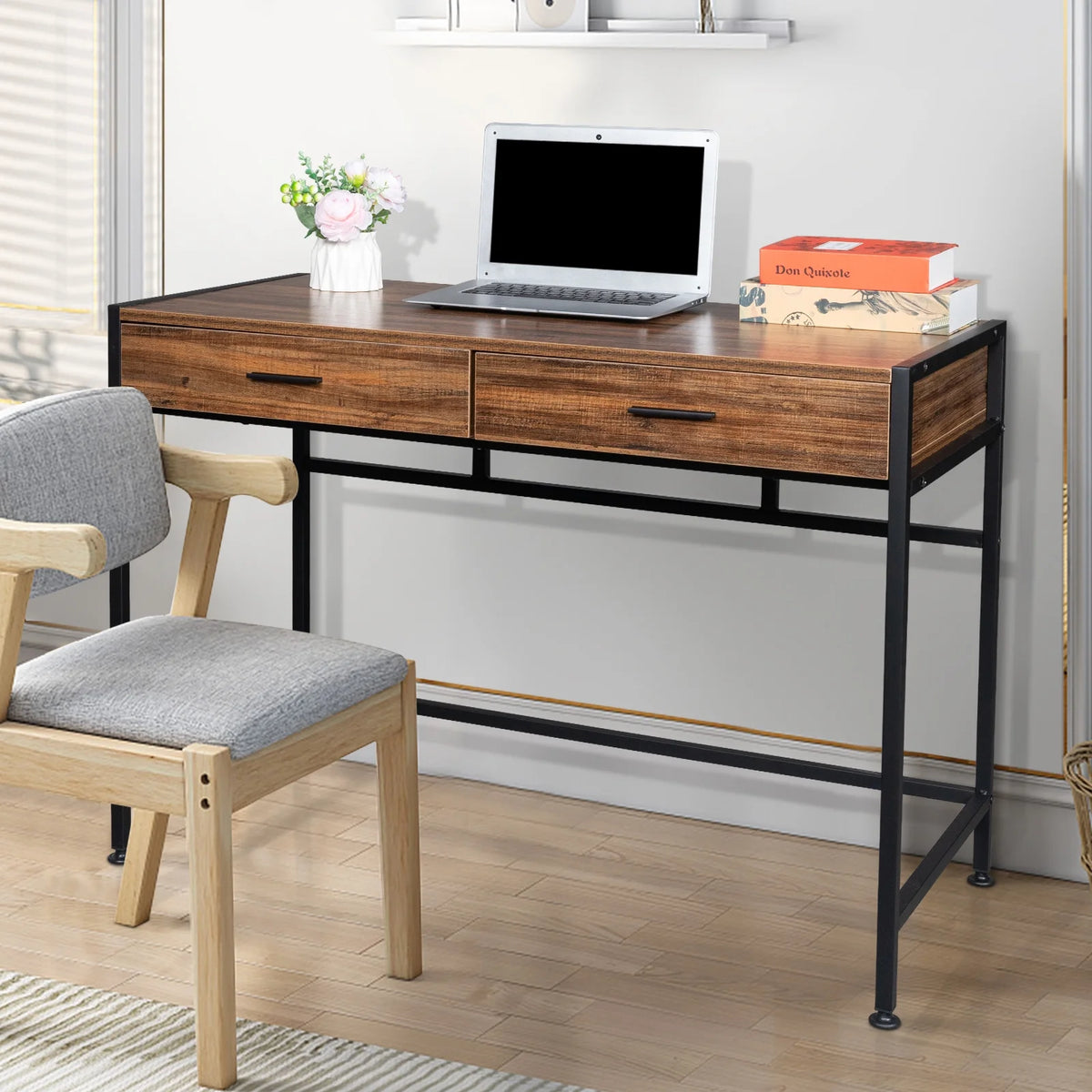 Computer Desk with Drawers E74617