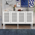 Large Storage Sideboard with Artificial Rattan Door H81978