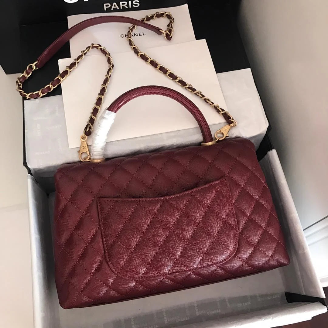 Dark Red Handbag H525