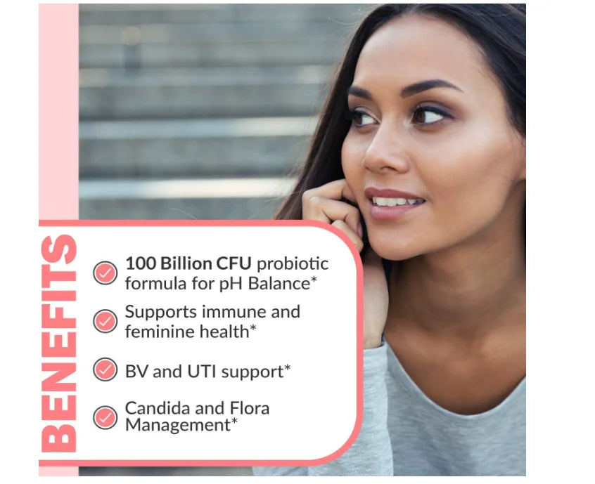 Vaginal Health Dietary Supplement, 60 Capsules V887412