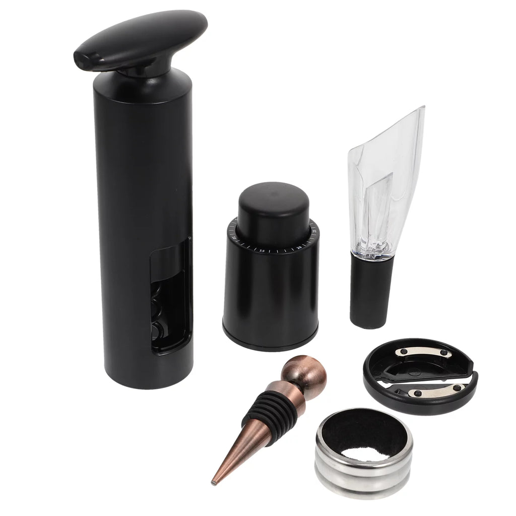 6pcs Rotary Corkscrew Decanter Set Z30742