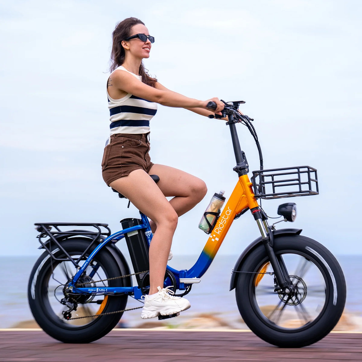 1000W 48V 15Ah Fat Tire Folding Electric Bike A692007