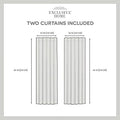 Velvet Light Filtering Hidden Tab Top Curtain Panel Pair, 52"x84", Taupe F18841