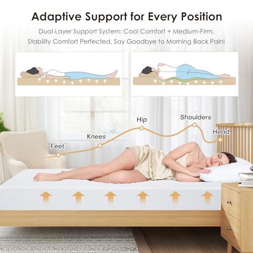 10 Inch Gel Cooling Memory Foam Mattress Q27587