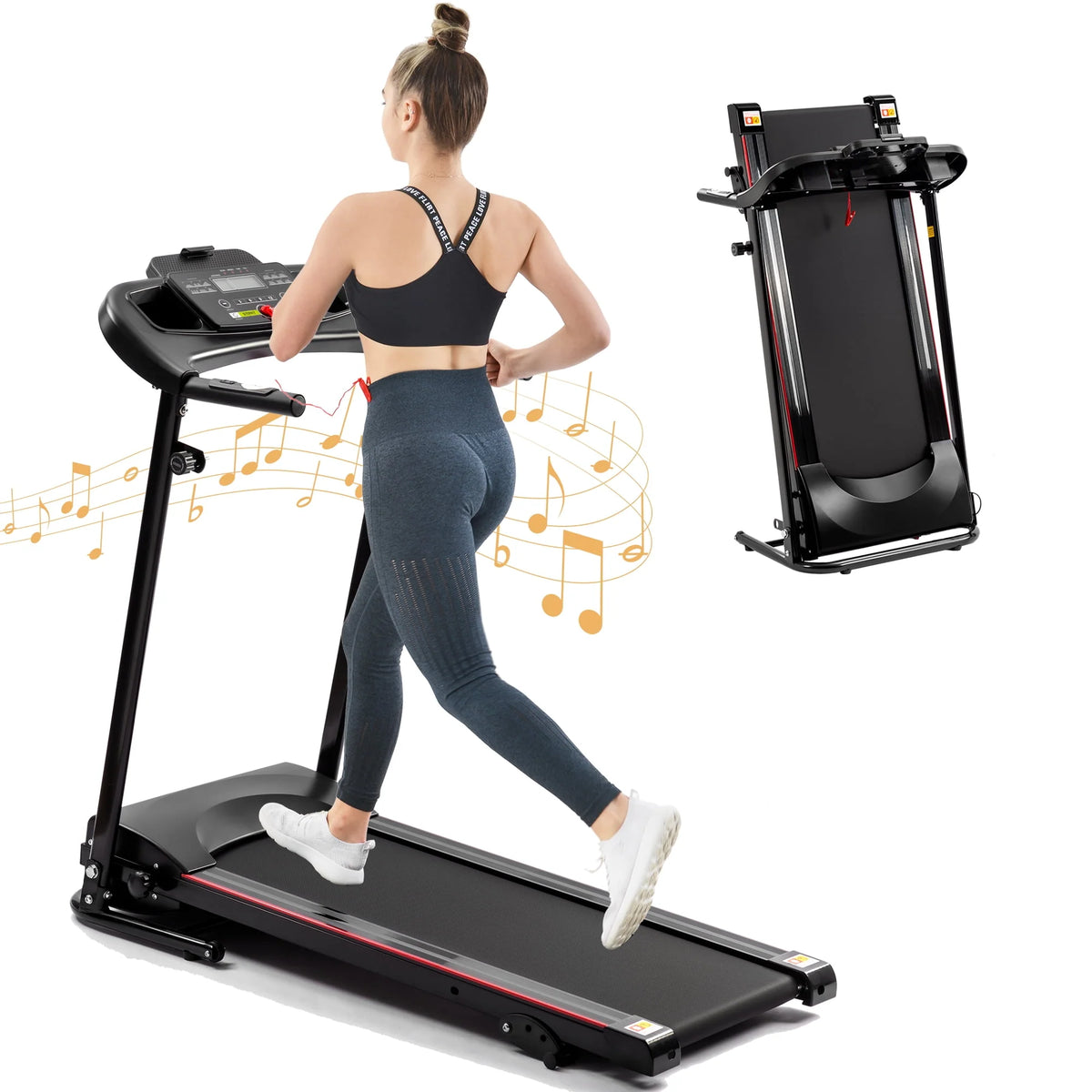 Folding Treadmill 1.5HP 220 LB Max Weight M730