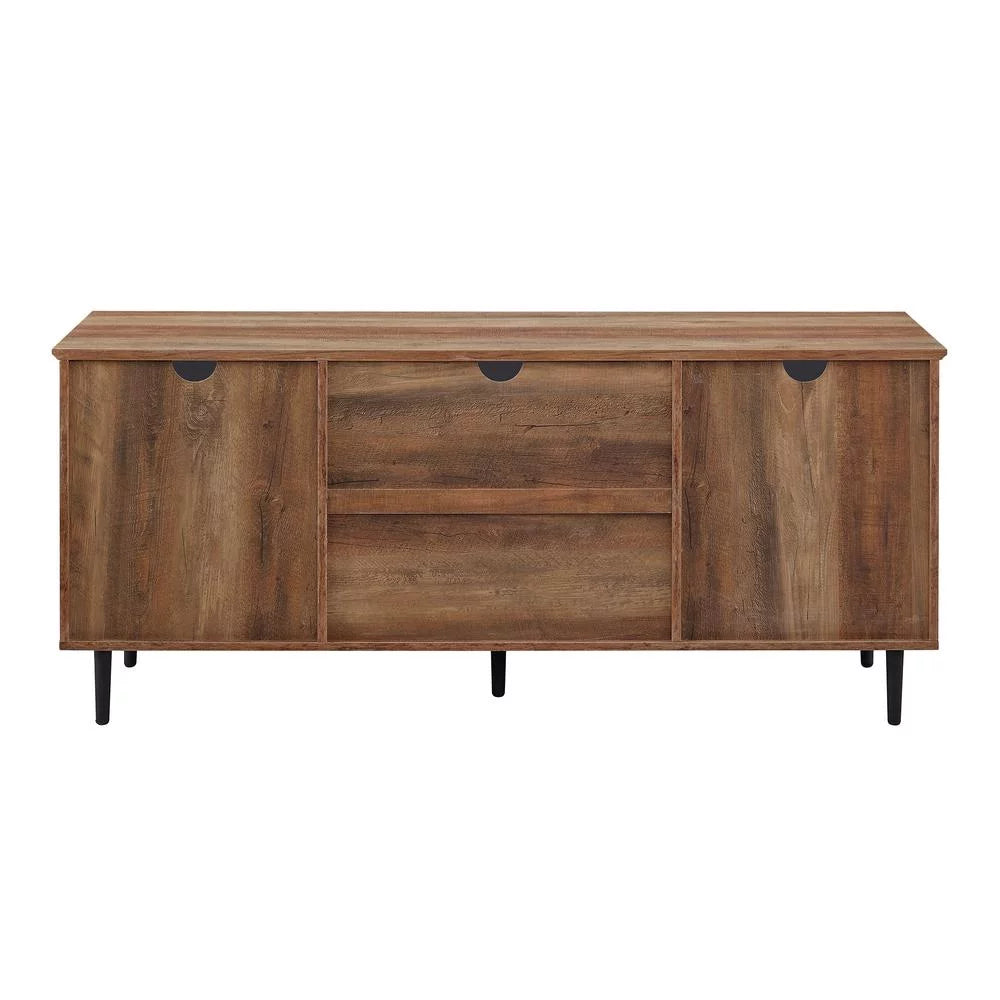 Glass and Wood TV Console V770
