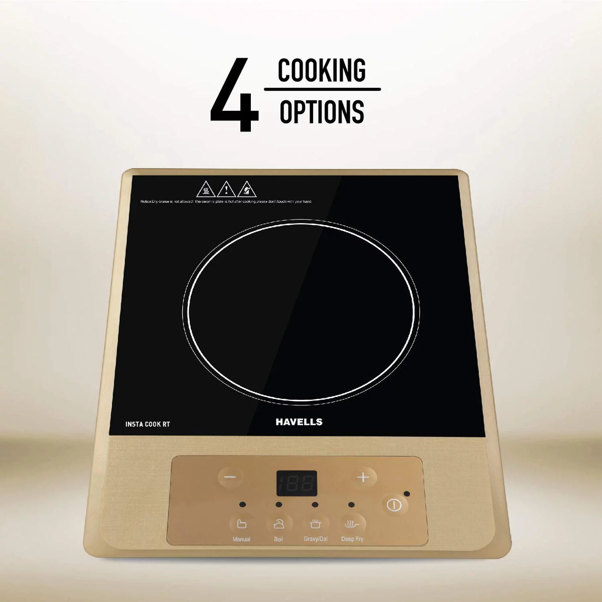 1400W Glass Ceramic Induction Cooktop D7962