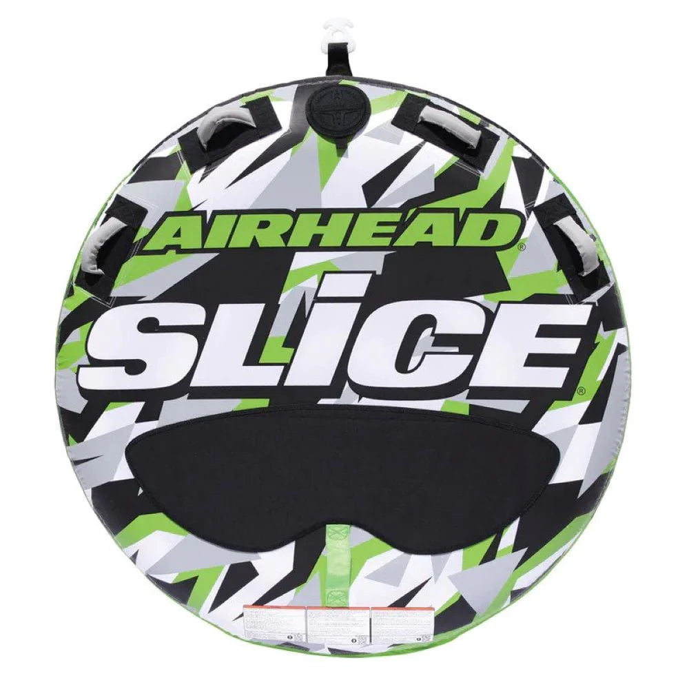 2-Person Towable Boat Tube Float Heavy-Duty Nylon Green Camo B944