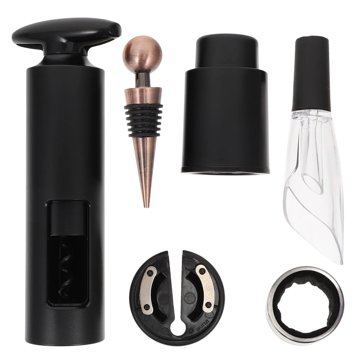 6pcs Rotary Corkscrew Decanter Set Z30742