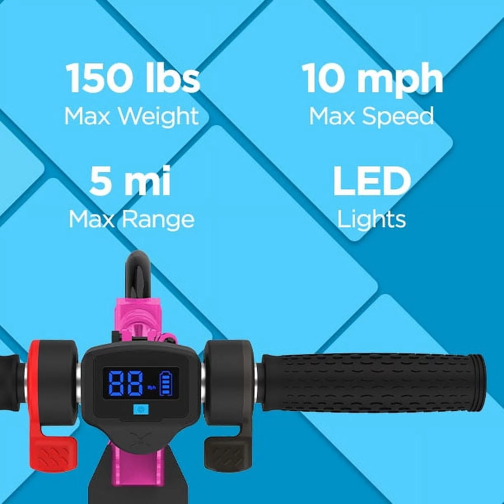 Blue Electric Scooter with LED Headlight V462