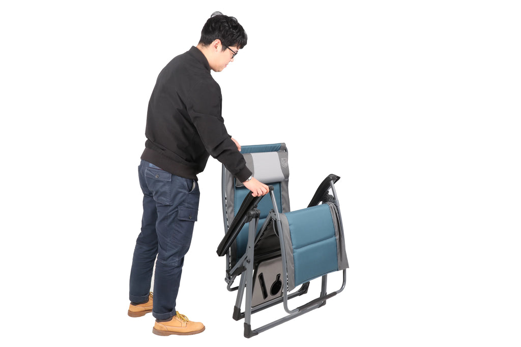 Blue Polyester Zero-Gravity Chair U829