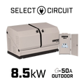 8.5kW Home Standby Generator with 50-Amp Automatic Transfer Switch D93888