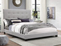 Gray Queen Panel Bed A7359