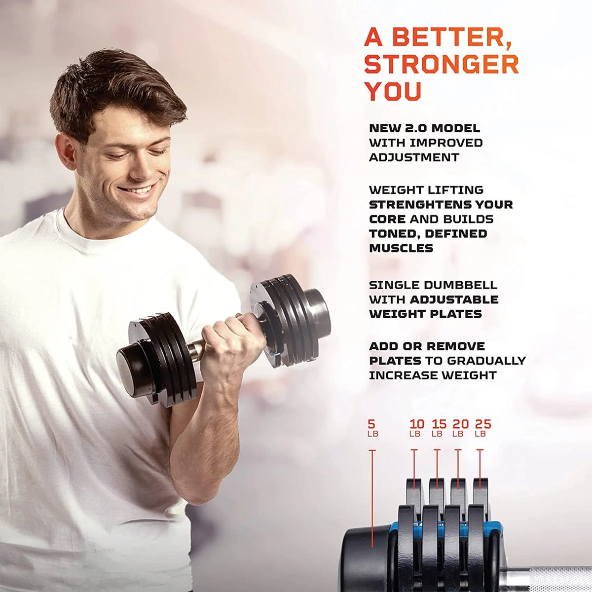 25-lb Adjustable Dumbbell 2 pc S90723