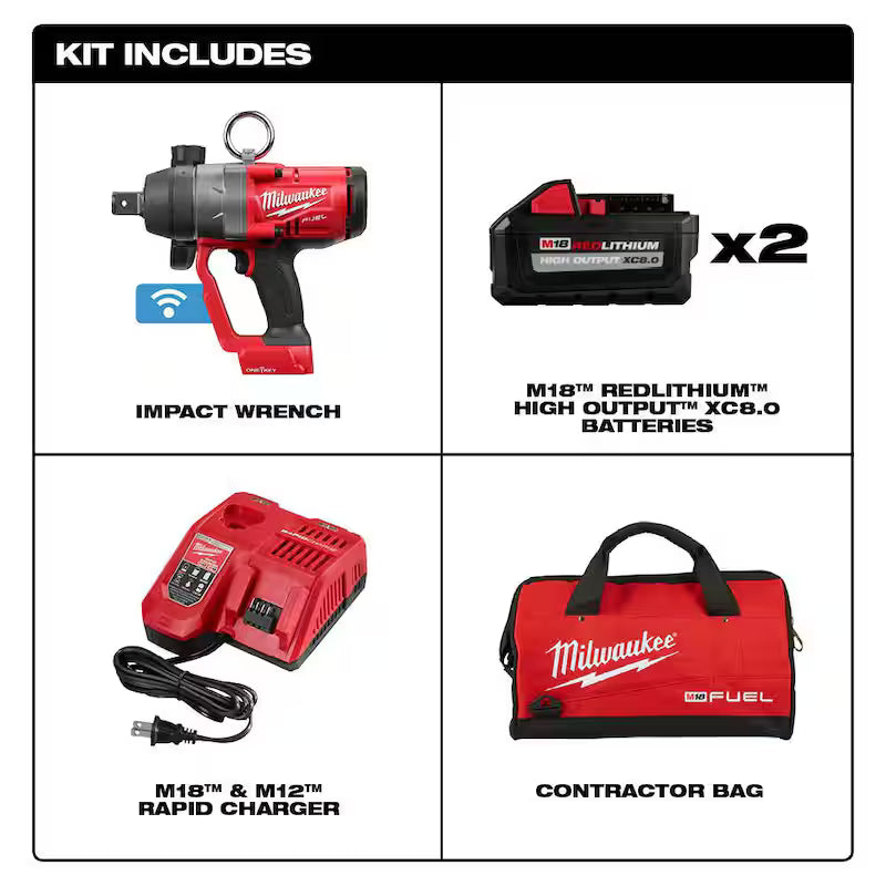 18V Lithium-Ion Brushless Cordless 1 in. Impact Wrench with Friction Ring V683