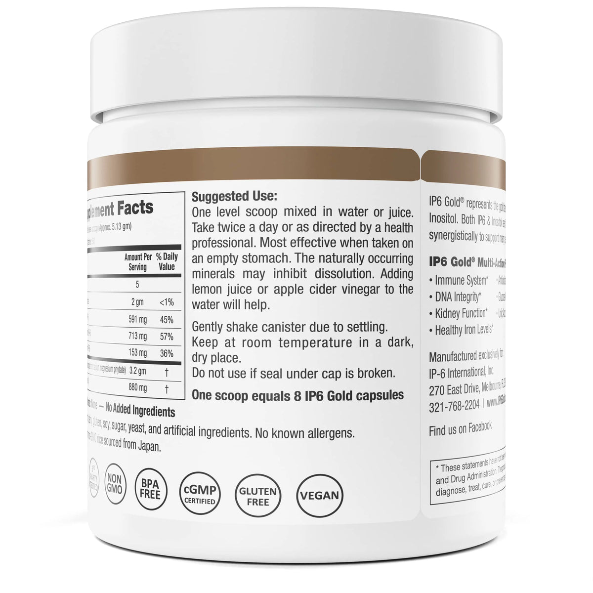Gold Unflavored Immune Support Powder 308g X626185