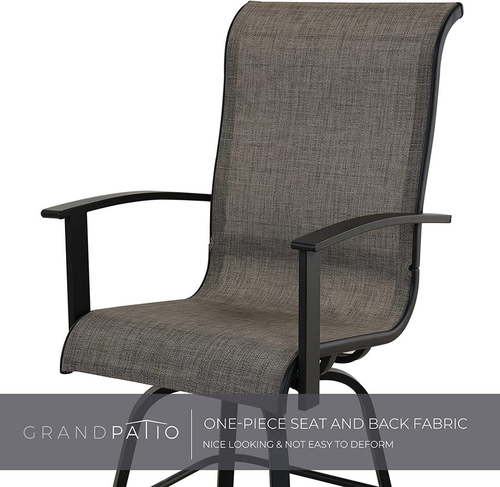 Outdoor Swivel Bar Chairs Set of 6 E16677