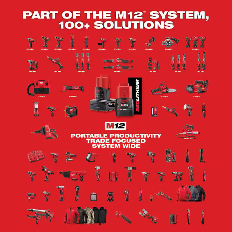 12V Cordless 3/8 in. Ratchet Kit with Battery, Charger and Tool Bag Y436
