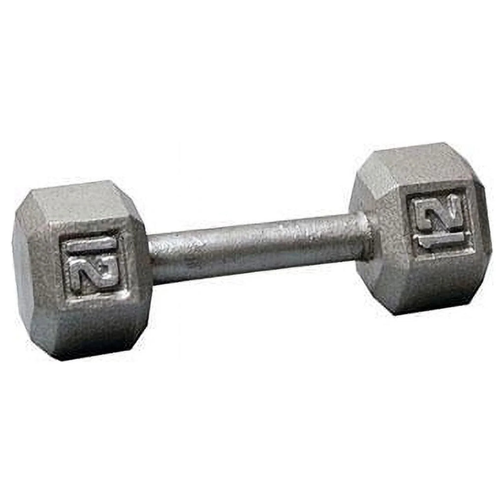 Cast Iron Hex Dumbbells 80 lb P49381