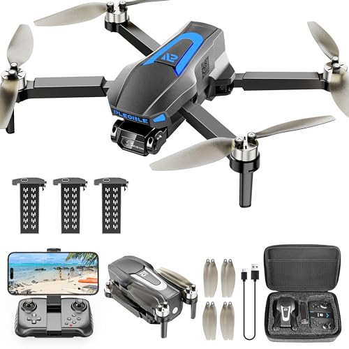 4K Camera Brushless Motor FPV Foldable RC Quadcopter with 3 Batteries L937152