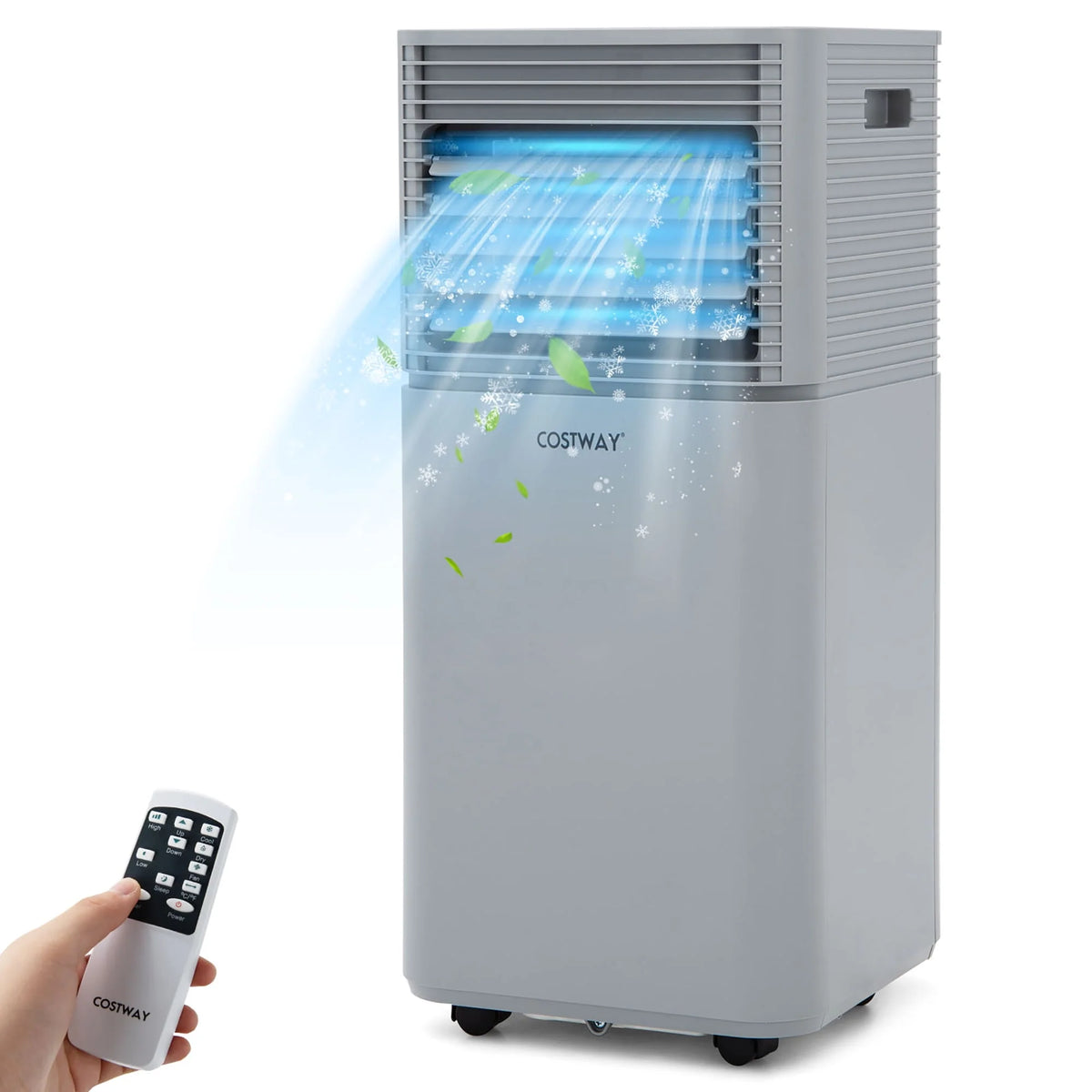 5000 BTU Portable Air Conditioner 3-in-1 Black D14362