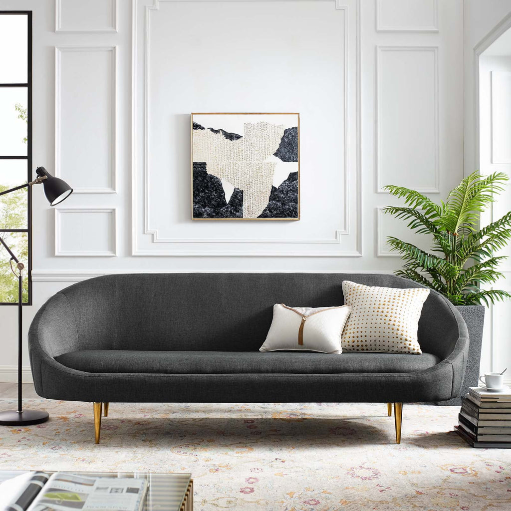 Gray Fabric Sofa S429